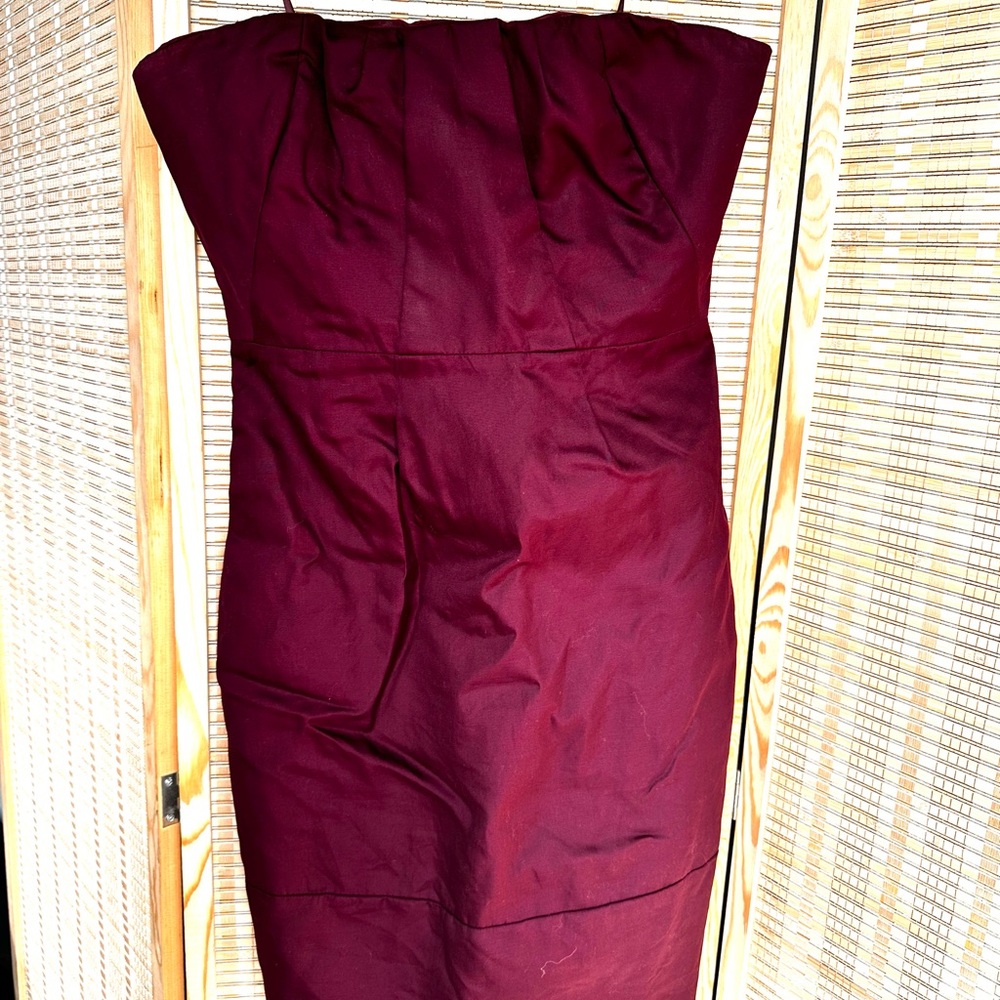 J. Crew Rich Red Cotton Dress